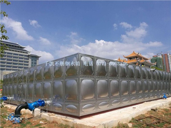 千凱廣西民族大學(xué)西校區(qū)396立方不銹鋼水箱