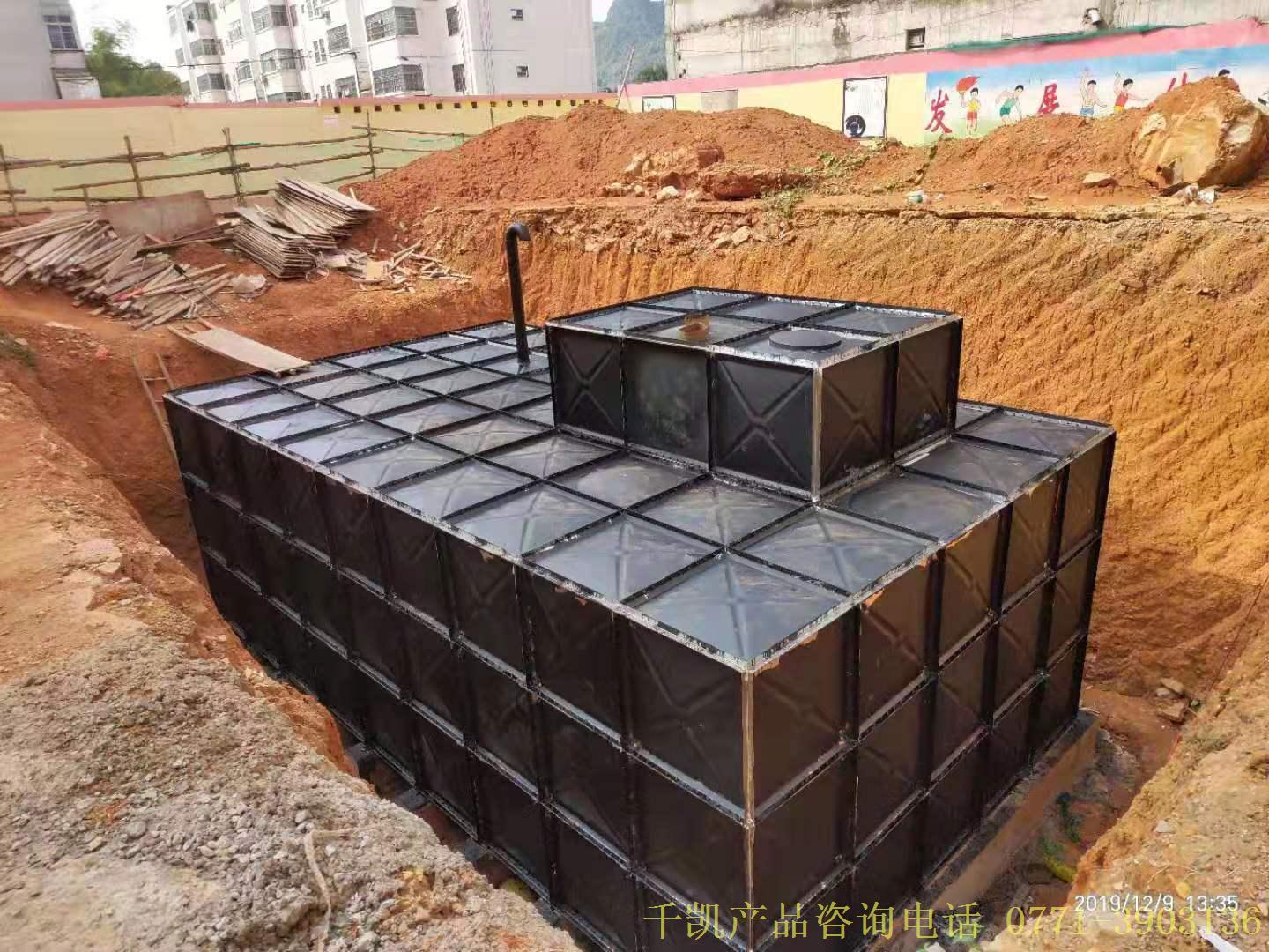 地埋式水箱廠家千凱，咨詢(xún)電話(huà)0771-3903136